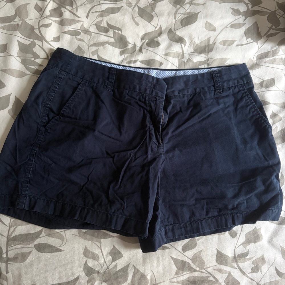 J. Crew Navy Mid-Rise Broken-in Chinos